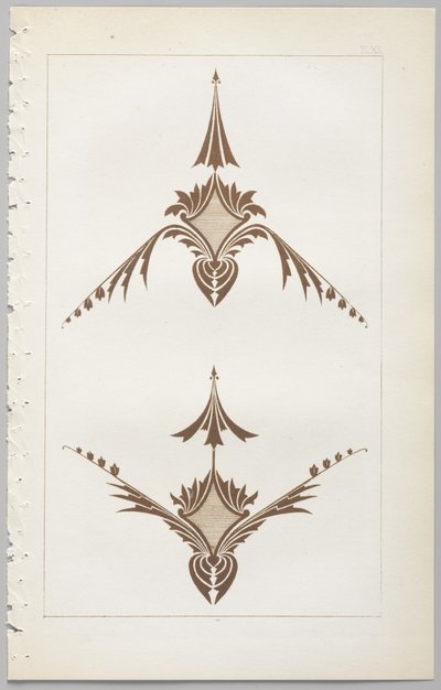 Kunsten å dekorativt design: med et vedlegg, som gir klokkeslett for blomstene åpne, utgitt av Day & Son, London, 1862 av Christopher Dresser