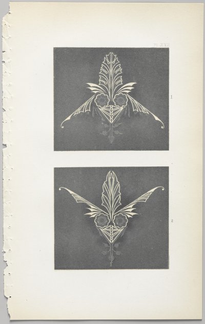 Kunsten å dekorativt design: med et vedlegg, som gir klokkeslett for blomstene åpne, utgitt av Day & Son, London, 1862 av Christopher Dresser