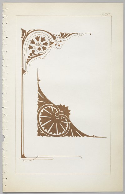 Kunsten å dekorativt design: med et vedlegg, som gir klokkeslett for blomstene åpne, utgitt av Day & Son, London, 1862 av Christopher Dresser