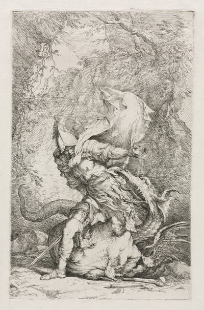 Jason og dragen av Christopher Richard Wynne Nevinson