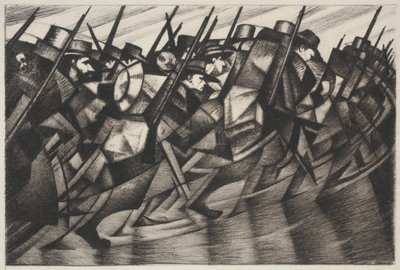 Tilbake til skyttergravene av Christopher Richard Wynne Nevinson