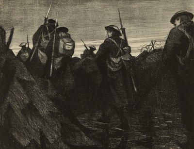 Relieffer ved daggry av Christopher Richard Wynne Nevinson