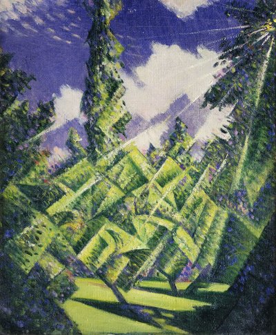 De fire årstidene: Sommer, ca. 1919 av Christopher Richard Wynne Nevinson