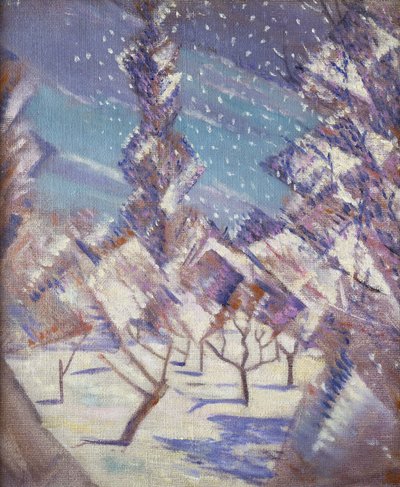 De fire årstider: vinter, ca. 1919 av Christopher Richard Wynne Nevinson