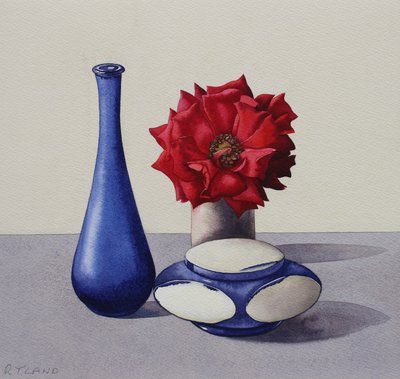 Stilleben rød rose av Christopher Ryland