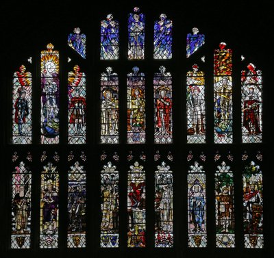 The Spirit of God: Chapter House-vindu av Christopher Whall, 1903 av Christopher Whall