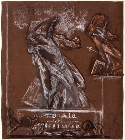 Figurstudie for et krigsminnesmerke, c1920. av Christopher Williams
