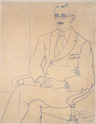 Portrett av Gerald Reitlinger, 1926 av Christopher Wood