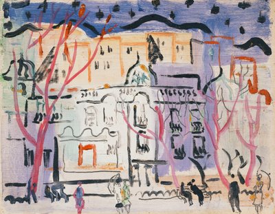Gatescene, Sør-Frankrike av Christopher Wood
