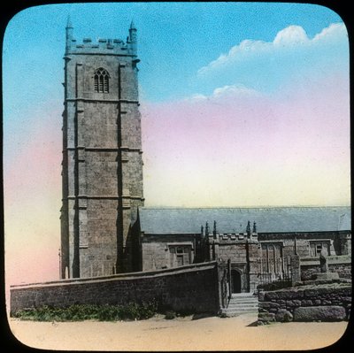 St Buryan Church, Cornwall, slutten av 1800- eller begynnelsen av 1900-tallet av Church Army Lantern Department