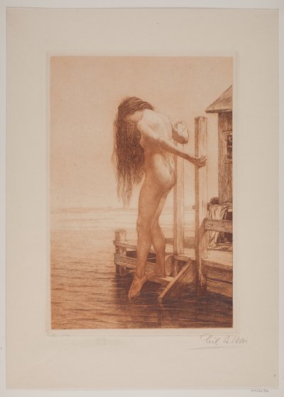 Badende dame av Cilius Johannes Konrad Andersen
