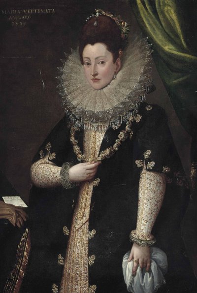 Sirkel av Frans Pourbus II Maria Vertemata av Circle of Frans Pourbus the Younger