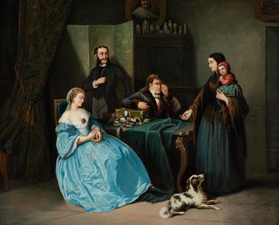  av Circle of Josef Danhauser