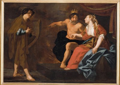 Orfeus, Pluto og Proserpina. av Claes Cornelisz. Moeyaert