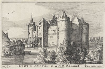 Utsikt over Muiderslot t