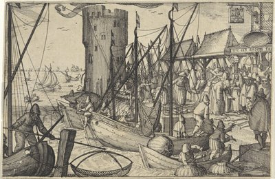 Fisketorget av Claes Jansz. Visscher (II)
