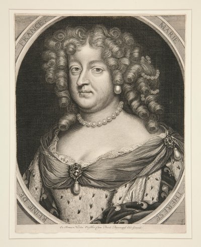 Marie Therese, dronning av Frankrike av Claes Jansz. Visscher