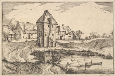 The Pond, plate 9 fra provinsen Brabant, ca. 1610 av Claes Jansz Visscher