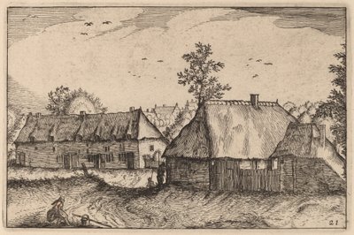 Store skur av Claes Jansz Visscher after Johannes van Doetechum, the Elder after Lucas