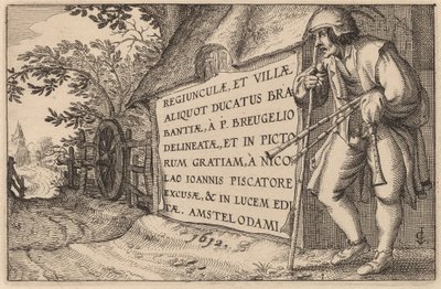 Tittelside av Claes Jansz Visscher after Johannes van Doetechum, the Elder after Lucas