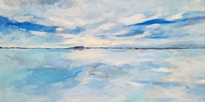 Rolig himmelrefleksjon av Claire Whitehead