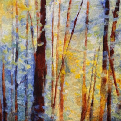 Golden Forest Light av Claire Whitehead