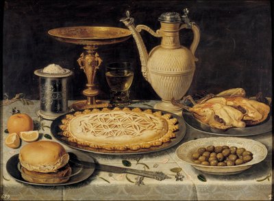 Nature morte - Stilleben - Maleri av Clara Peeters (1594-1658) av Charlotte Evans