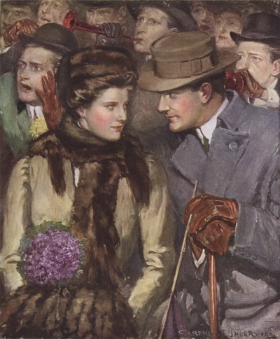 De eneste to på kampen av Clarence F. Underwood
