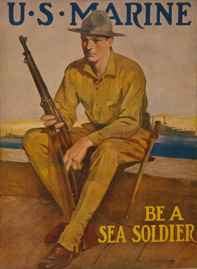 U.S. Marine - Vær en sjøsoldat, 1917 av Clarence F. Underwood