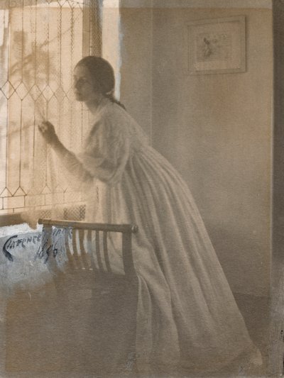 Ved vinduet, 1896. av Clarence H. White