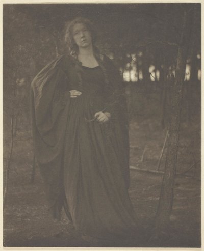 Uten tittel [kvinne i skogen], 190105. av Clarence H White