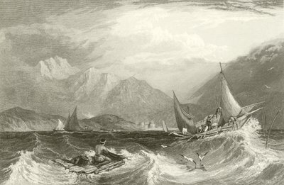 Bombay Harbor - Fiskebåter, i monsunen av Clarkson Frederick Stanfield