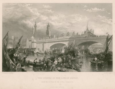 Åpningen av New London Bridge av Clarkson Frederick Stanfield