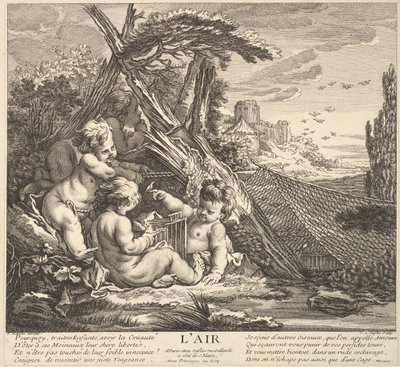 Luft, 1700-tallet. av Claude Augustin Duflos