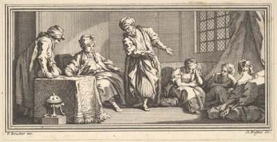 Slavehandleren, 1746-47. av Claude Augustin Duflos