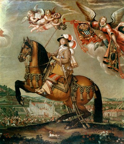 Rytterportrett av Alberte Barbe d