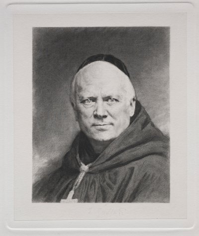 Dom Prosper Gueranger, abbed av Solesmes av Claude Ferdinand Gaillard