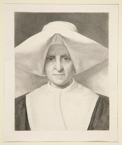 Søster Rosalie (Jeanne-Marie Rendu) av Claude Ferdinand Gaillard
