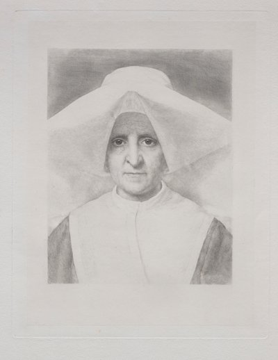 Søster Rosalie, sett forfra av Claude Ferdinand Gaillard