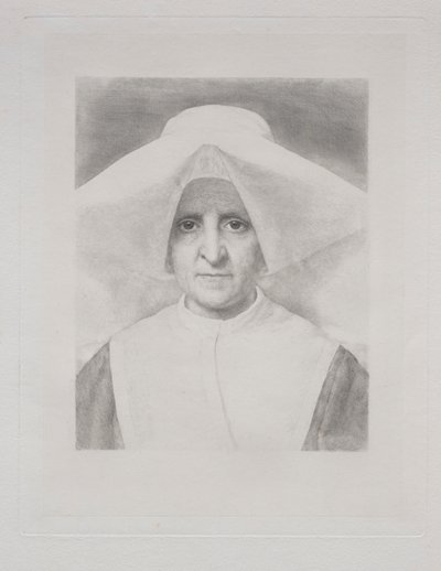 Søster Rosalie, sett forfra. av Claude Ferdinand Gaillard