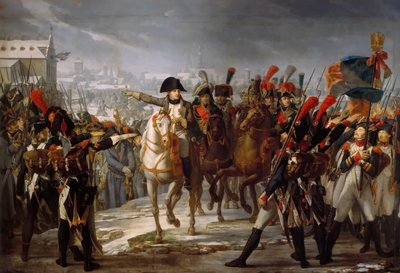 Napoleons tale til 2. korps av Grande Armée før angrepet på Augsburg 12. oktober 1. av Claude Gautherot