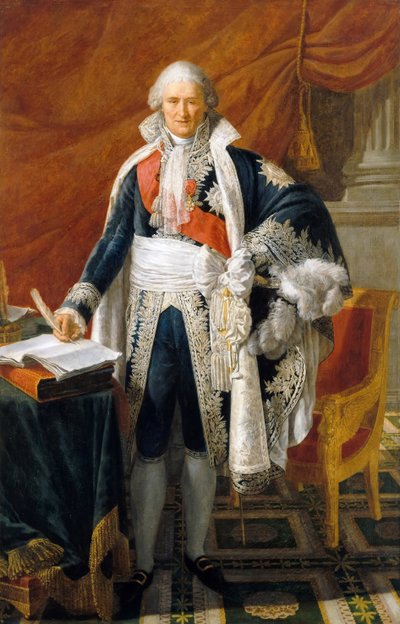 Portrett av Jean-Etienne-Marie Portalis 1749-1807 av Claude Gautherot