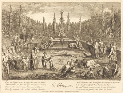 Les Obseques (Begravelsesritene) av Claude Gillot