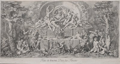 De fire festivalene: Faunefestivalen av Claude Gillot
