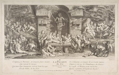 The Passion for Gambling.n.d. av Claude Gillot