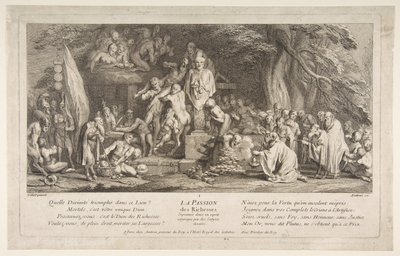 The Passion for Wealth.n.d. av Claude Gillot