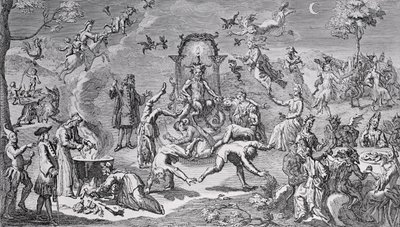 Heksenes sabbat av Claude Gillot