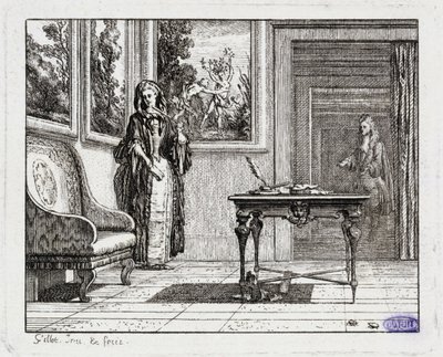 Vignetter til La Mottes fabler. Sirissene (Bok II, fabel 19) av Claude Gillot