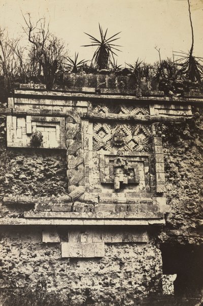 Nonneklostret, Uxmal av Claude Joseph Désiré Charnay
