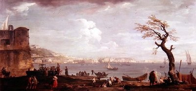 Napolibukta fra sør av Claude Joseph Vernet